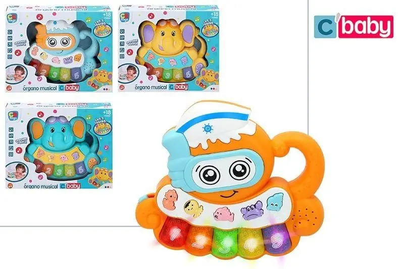 Pianola Musicale con Luci, Giocattolo Luci e Suoni per Bambini +18m