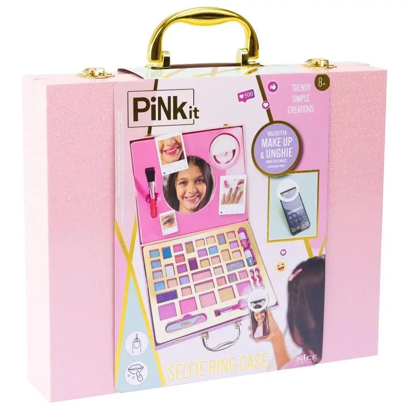 Pink It Selfie Ring Valigetta Trucchi Deluxe