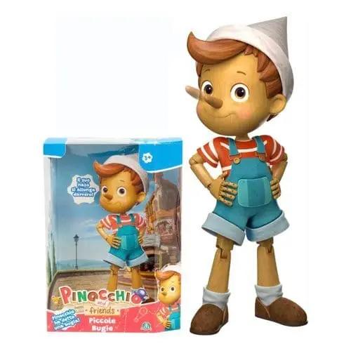 Pinocchio Piccole Bugie, Bambola da 32cm con Naso che si Allunga Veramente
