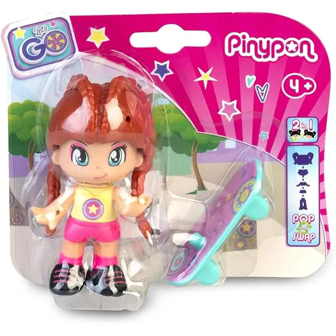 Pinypon Let's go Skateboard e pattini