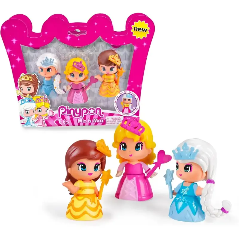 Pinypon Pack 3 Principesse