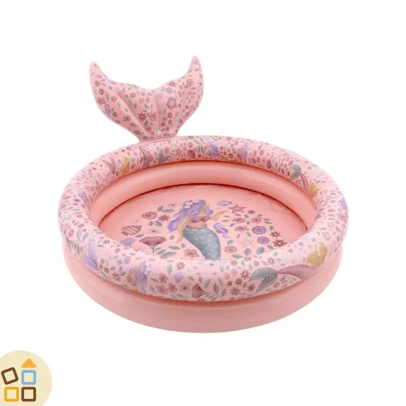 PISCINA GONFIABILE CM 80 ROSA CODA SIRENA