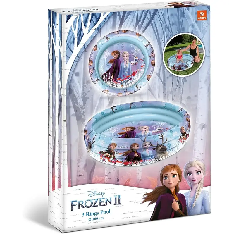 Piscina Gonfiabile Disney Frozen II 3 Anelli 100 cm 16527