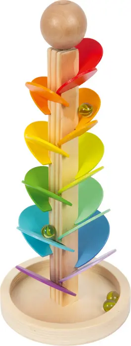 Pista biglie in legno Arcobaleno - Small Foot - Art. 1187