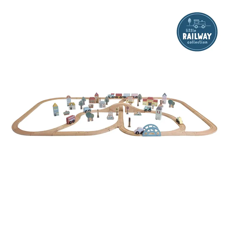 Pista Treni Stazione Ferroviaria XXL - Trenino - Railway Train Set XXL - Starterkit