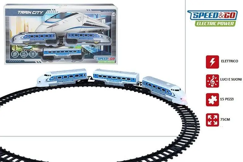 Pista Treno elettrico 75cm