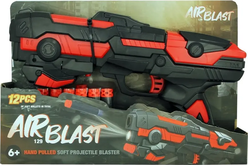 Pistola Blaster con Torcia Tattica