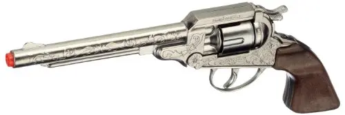Pistola Super Cowboy 8 Colpi Argento gohner