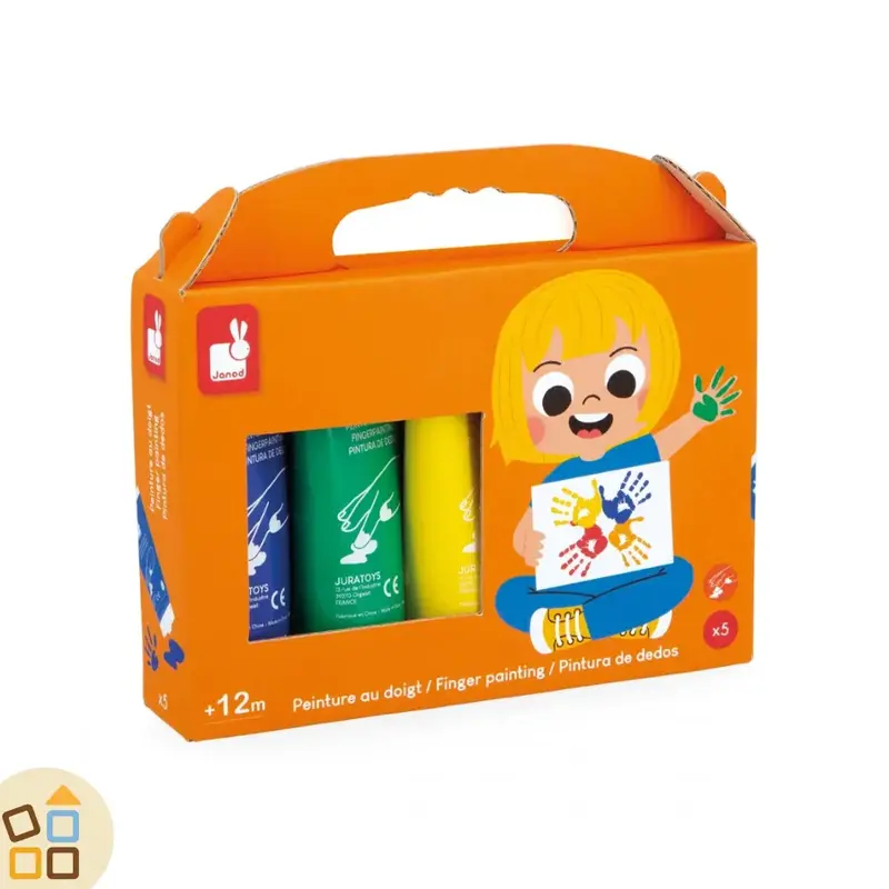 PITTURA A DITA, SET 5 TUBI