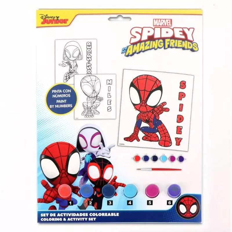 Pittura con i Numeri, set per dipingere di Spidey e Bluey +3 Anni