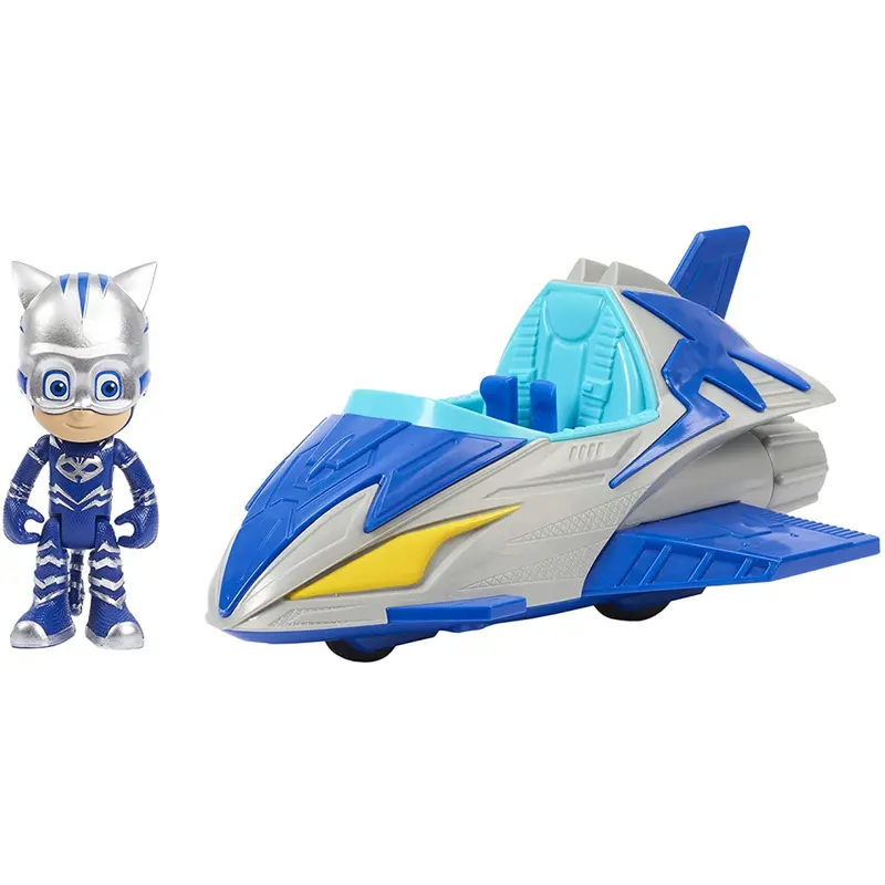 PJ Masks - Catboy e Gattomobile con veicolo