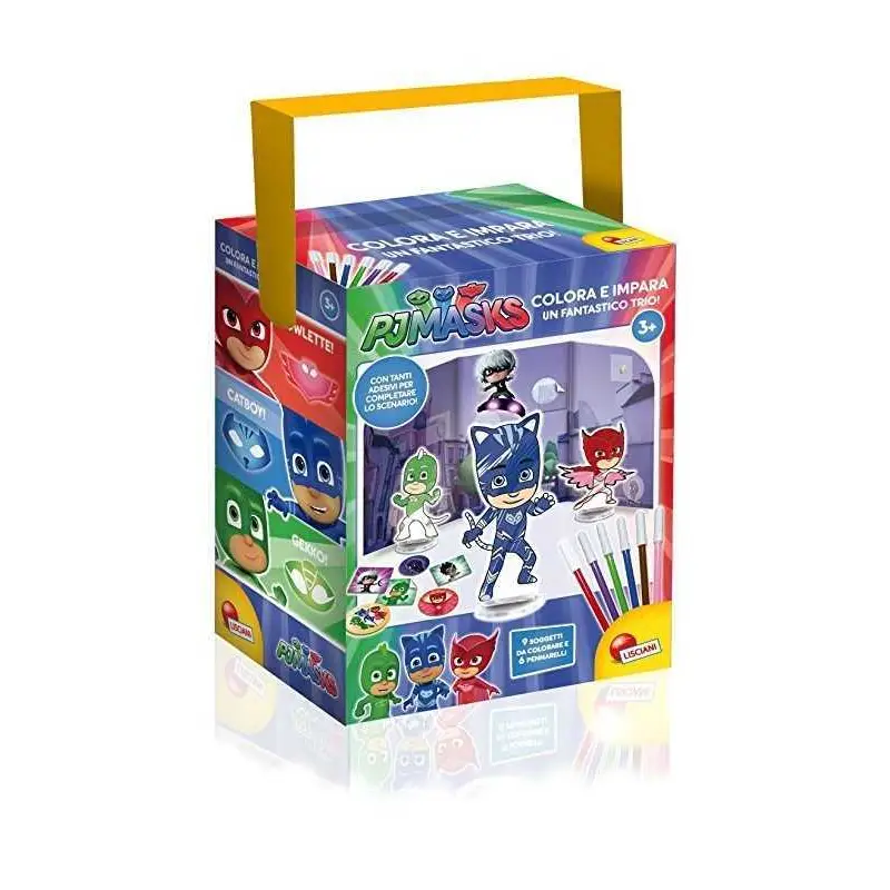 Pj Masks Colora e impara Un fantastico trio