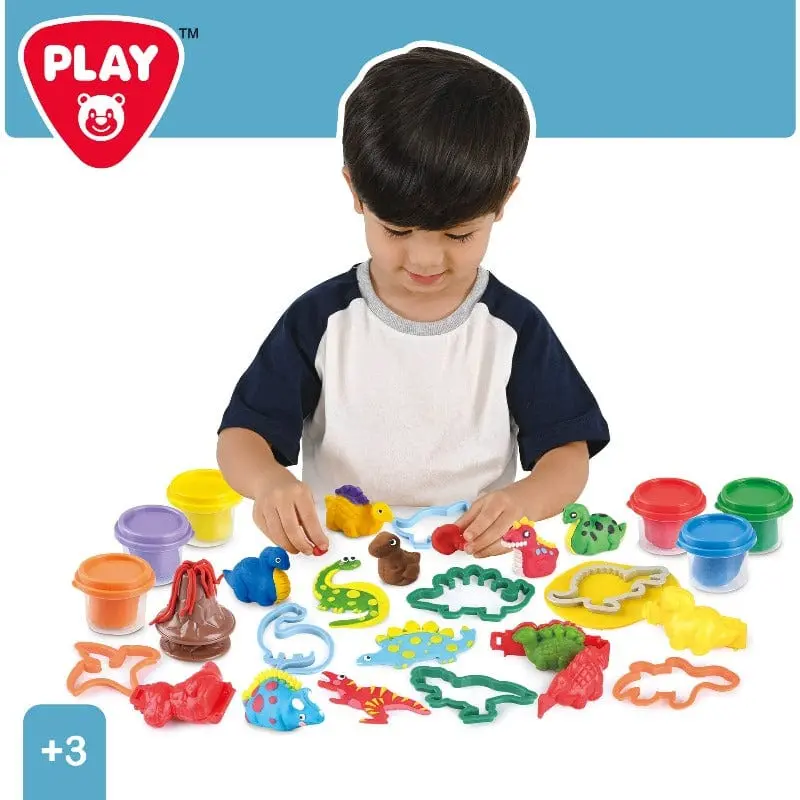 Plastilina Dinosauri, Pasta Modellabile con Forme e Accessori a tema