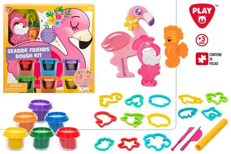 Plastilina Fenicottero, Pasta Modellabile con Accessori