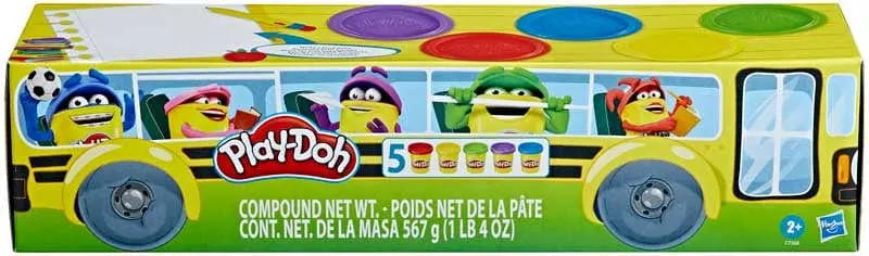 Play Doh Back to School, set 5 Vasetti di Plastilina