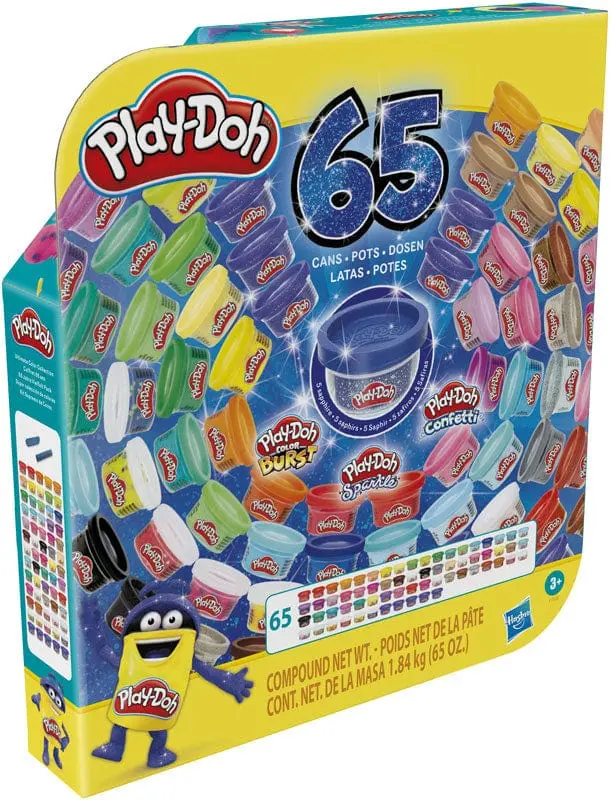 Play-Doh Collezione 65 Vasetti di Plastilina +3Anni