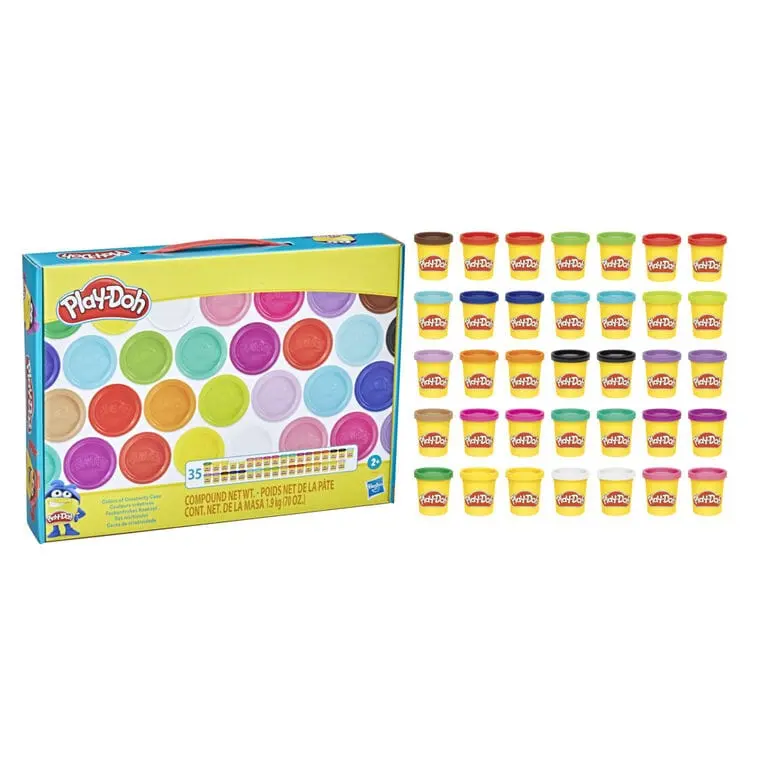 Play-Doh Collezione Colori, 35 Vasetti di Plastilina +3Anni