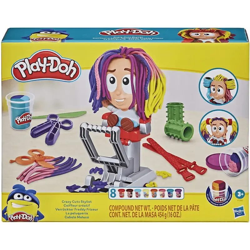 Play-Doh Fantastico Barbiere Set con Pasta da Modellare e Accessori +3Anni