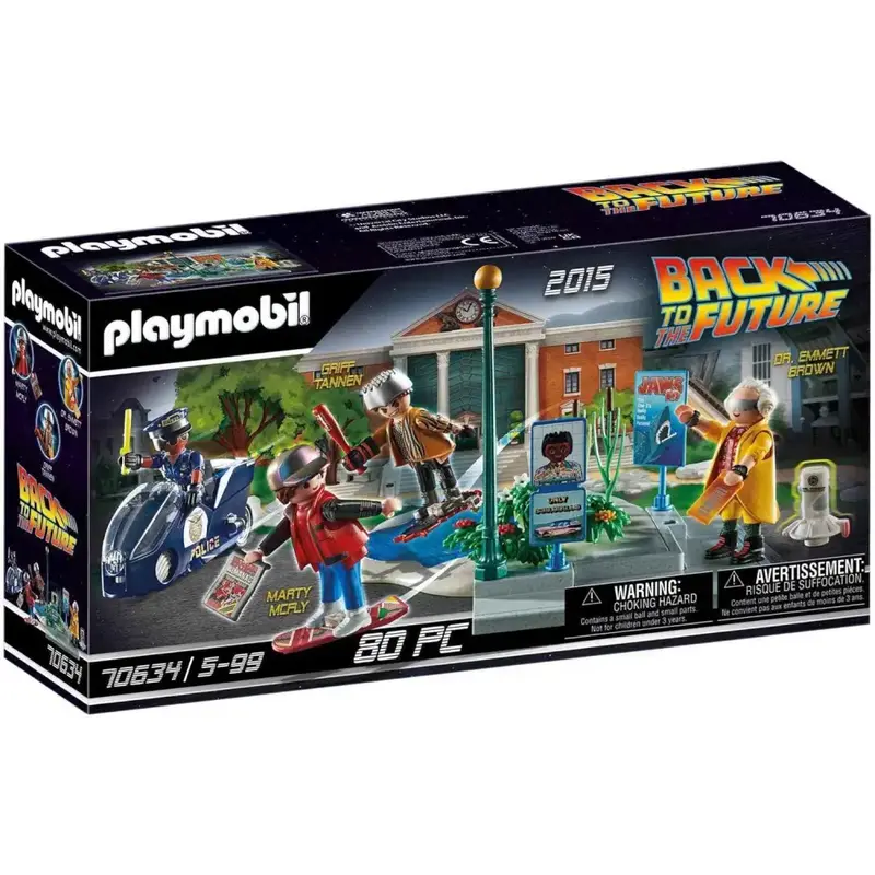 Playmobil 70634 Back to the Future - Inseguimento sull’Hoverboard
