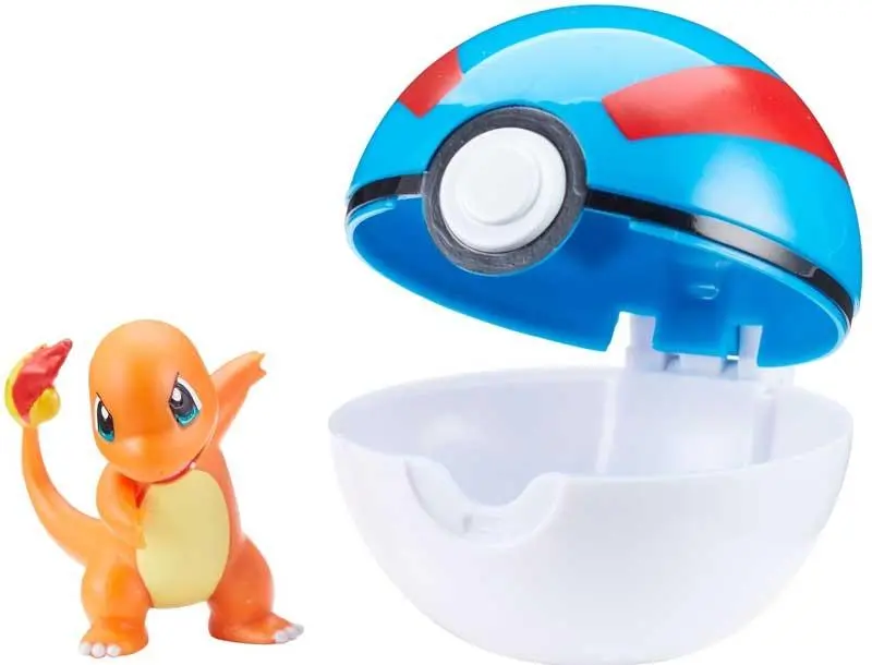 Pokemon Clip n Go | Pokeball Charmander con Sfera