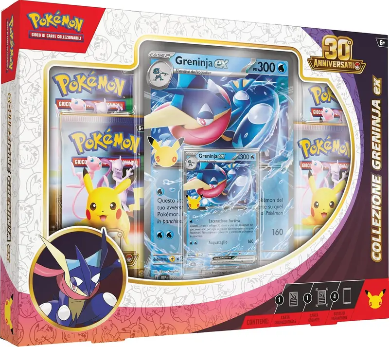 Pokémon - Collezione Greninja-ex e Sylveon-ex Espansione 30° Anniversario