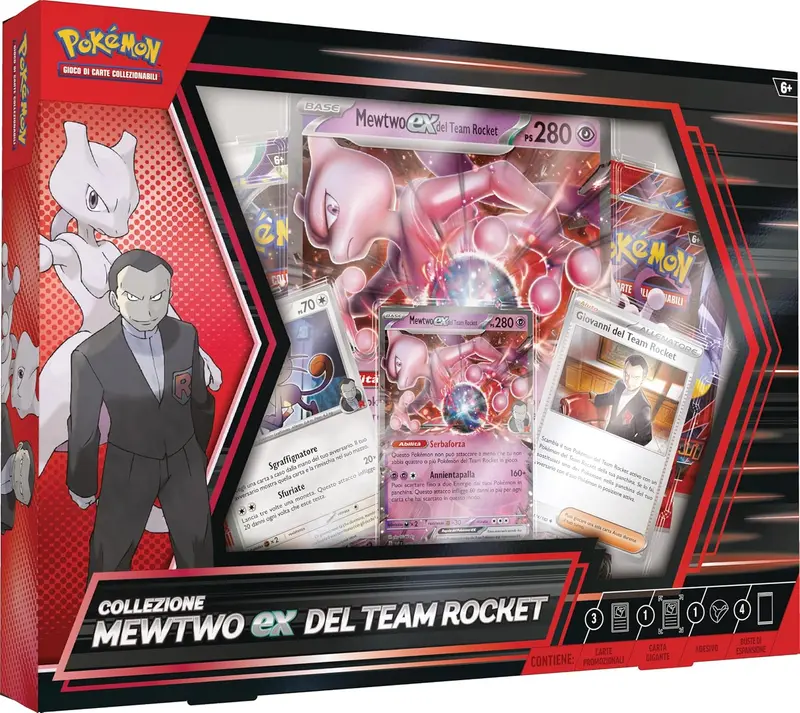 Pokémon - collezione Mewtwo-Ex del Team Rocket