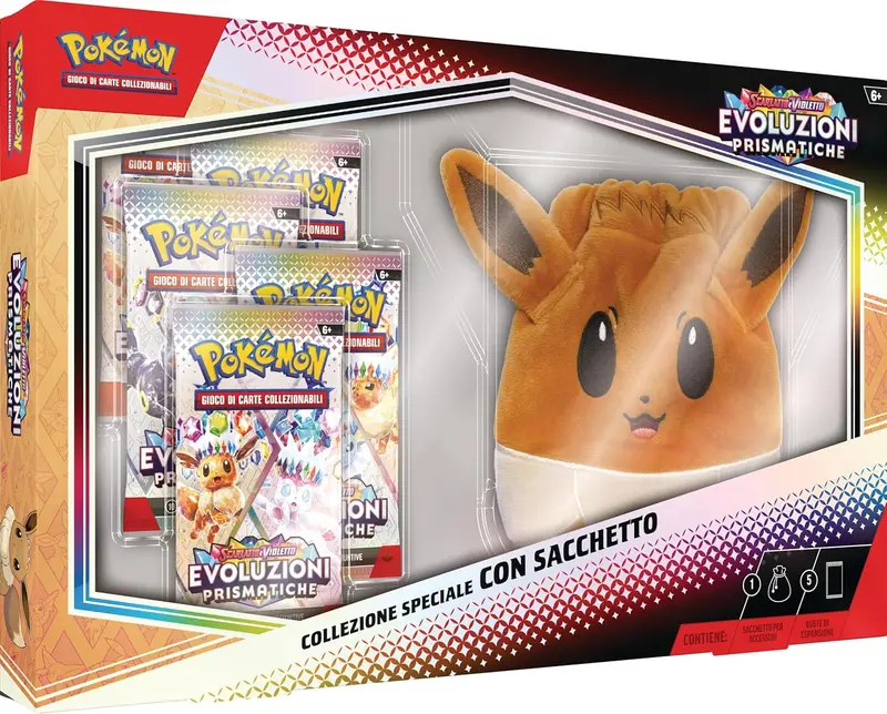 Pokémon - Evoluzioni Prismatiche Collezione Speciale con Sacchetto