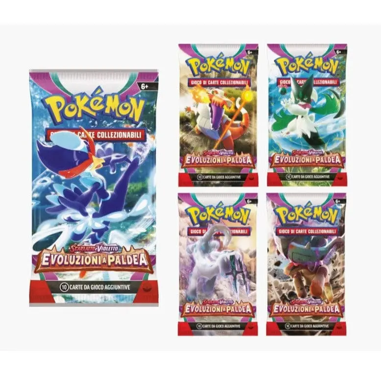 Pokemon Scarlatto e Violetto, Busta da 10 Carte in assortimento