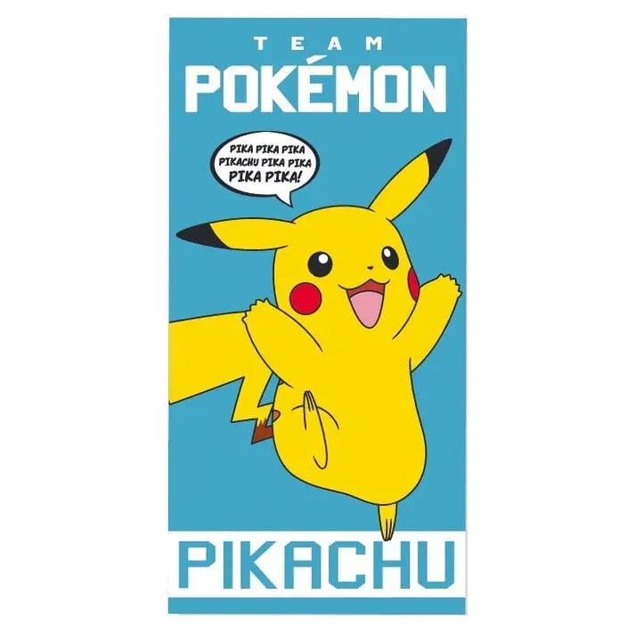 Pokemon Telo Mare per Bambini in Microfibra 140 x 70 cm