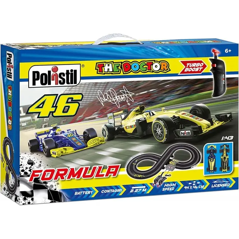 Polistil Pista con Macchine da Corsa The Doctor Valentino Rossi 46