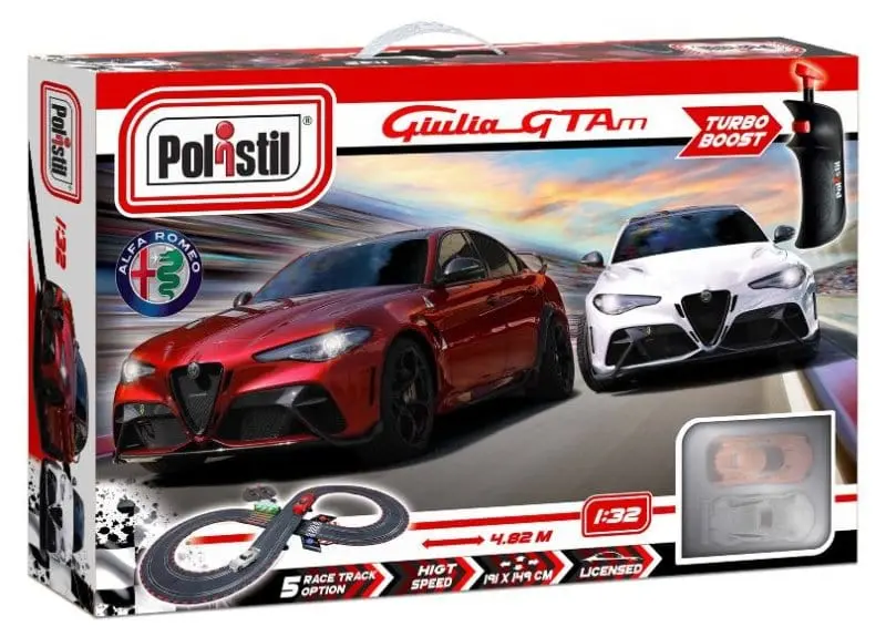Polistil Pista Elettrica Giulia GTAm, Macchinine Scala 1