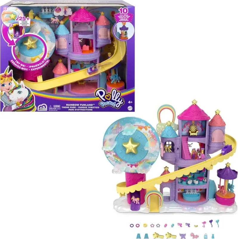 Polly Pocket Grande playset Luna Park Arcobaleno