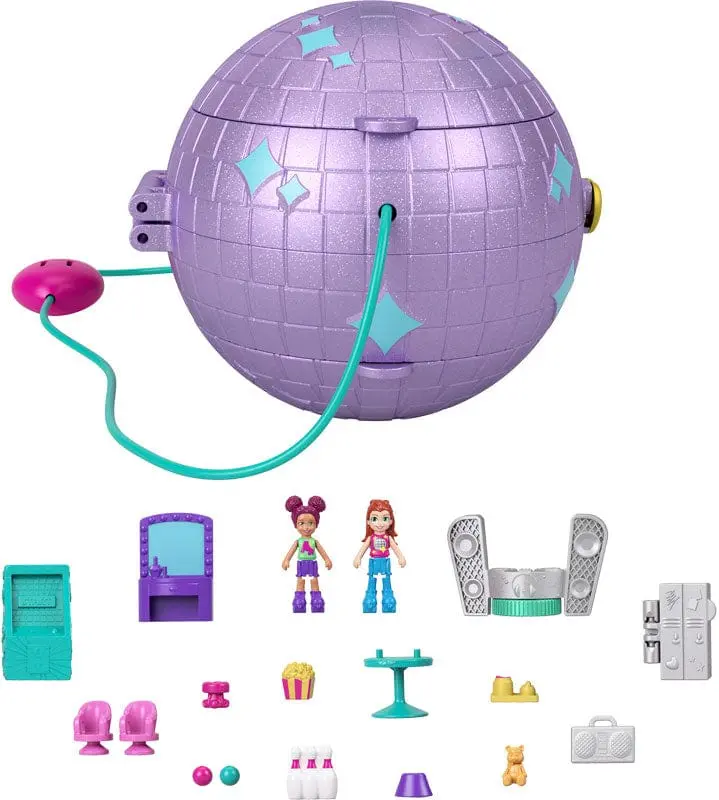 Polly Pocket Playset Pattinaggio in Discoteca