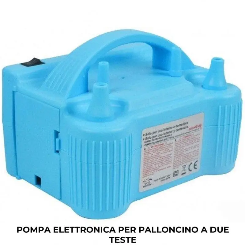 Pompa Elettronica per Palloncini a due Teste