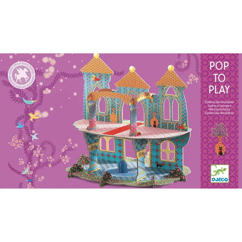 Pop to play Djeco - Castello delle Meraviglie 3D