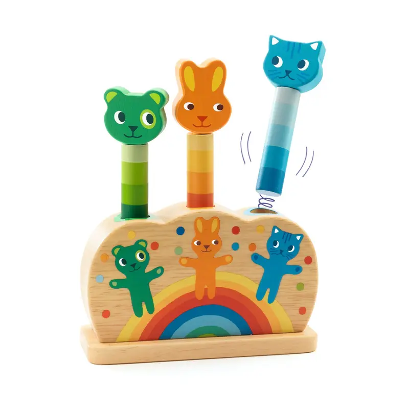 Popop Pidoo Gioco in Legno Pop Up (DJ06300)