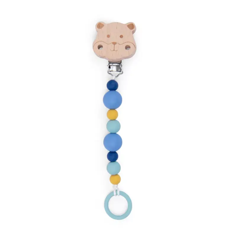 Porta Ciuccio in Silicone Moulin Roty Puce & Pilou