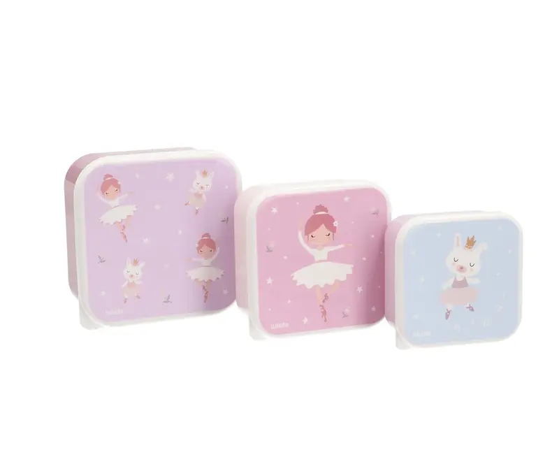 Porta Merenda 3 Scatoline Snack - Ballet