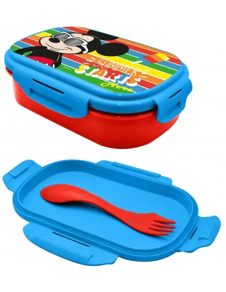 PORTA MERENDA e posate Kids Licensing Disney Mickey