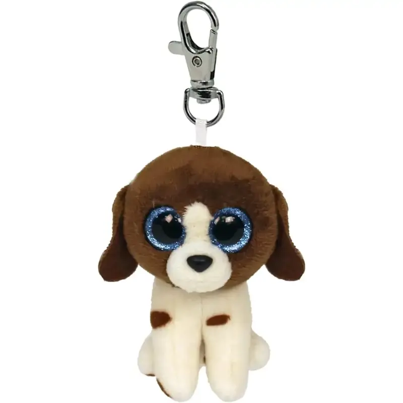 Portachiavi peluche Beanie Boos Clips Cane Muddles