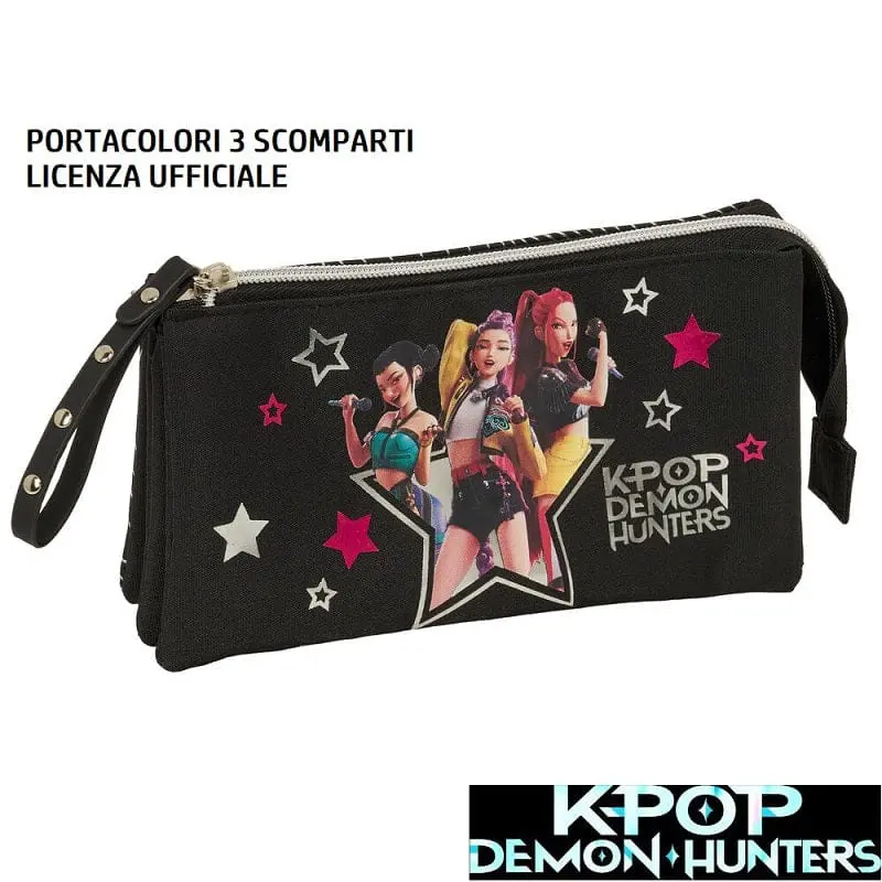 Portacolori Kpop Demon Hunters Energy 3 Scomparti