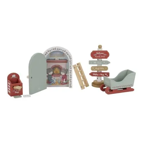 Porticina dell'Elfo Porta - Christmas Door Set (LD4871)