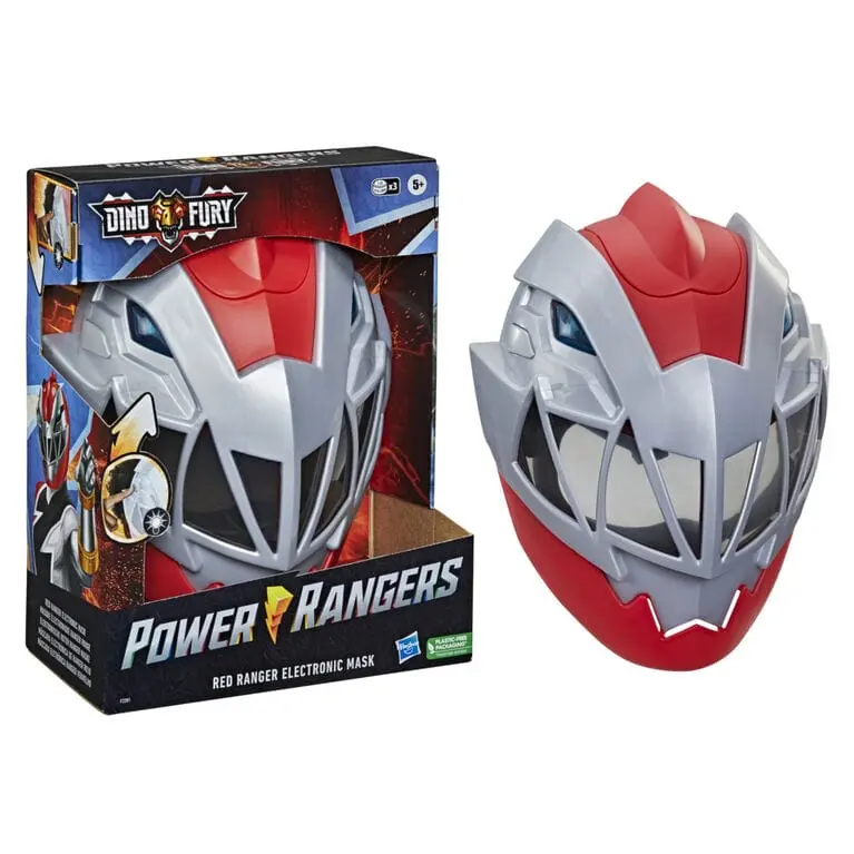 Power Rangers Dino Fury, Maschera Elettronica Red Ranger - F2281