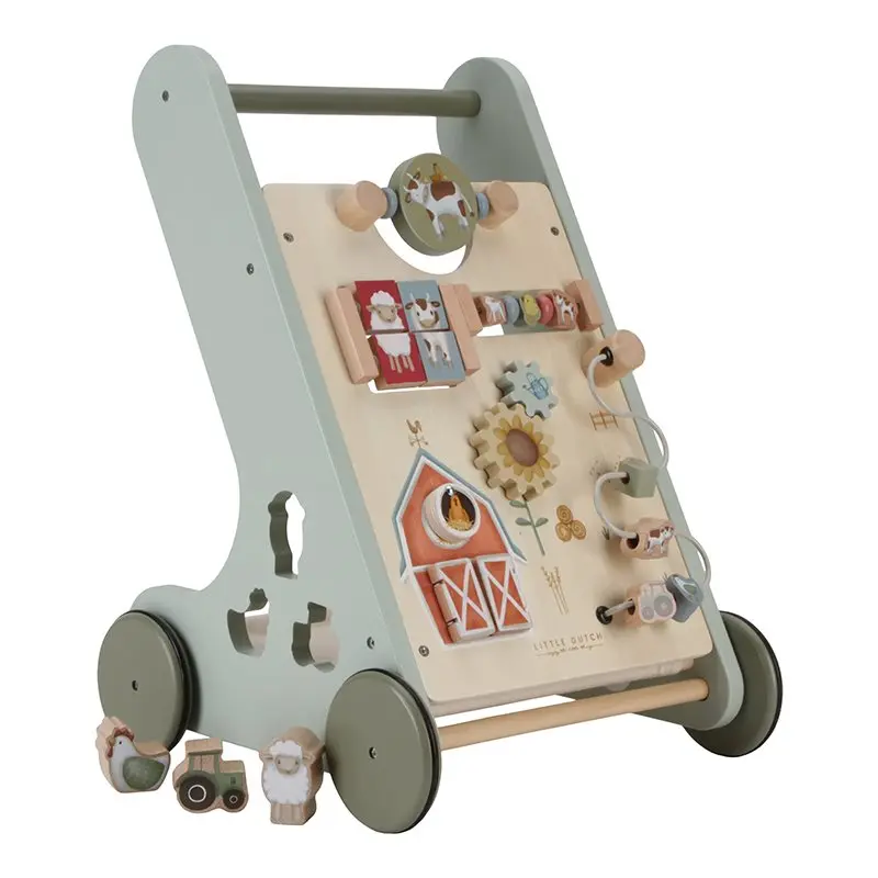 Primi Passi Multi-Attività Little Farm Verde - Multi-activity Baby Walker Little Farm Green (LD7132)