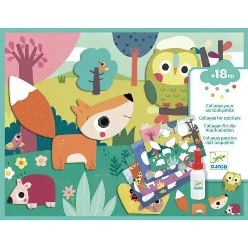 Primo Collage con animali - Djeco - Art. 09874