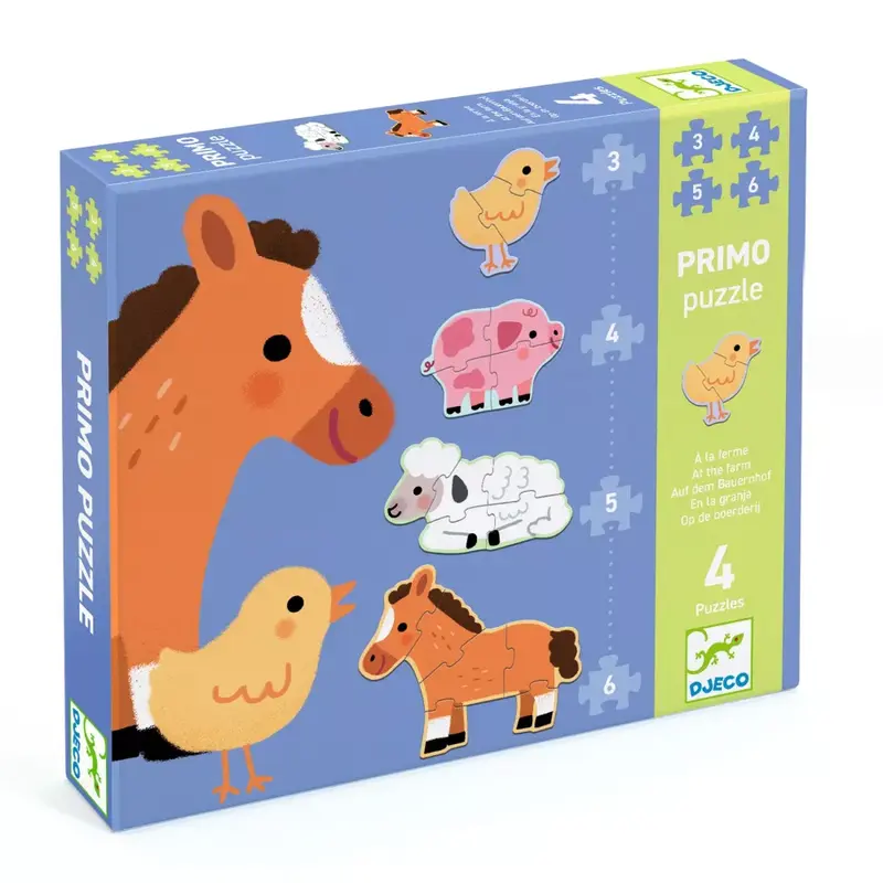 Primo Puzzle In Fattoria Djeco