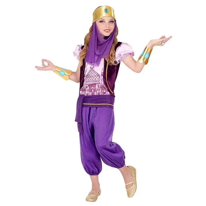 Principessa Araba (Camicetta Con Gilet, Pantaloni, Cintura, Braccialetti, Copricapo Con Velo)