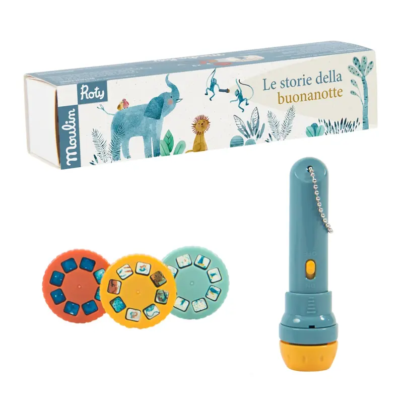 Proiettore Racconta Storie, Sous Mon Baobab - Moulin Roty - Art. 669361