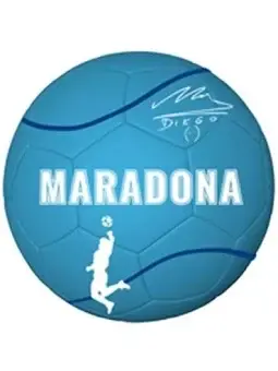 PTS Pallone Calcio Maradona Napoli Mis 5 Bianco/Azzurro
