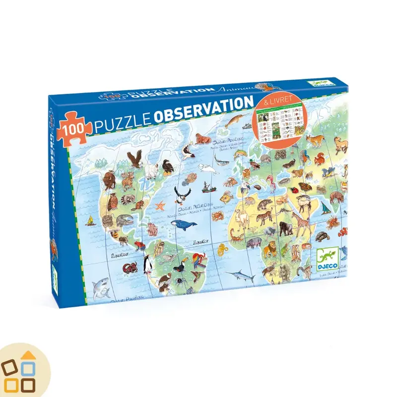 PUZZLE 100PZ OBSERVATION, ANIMALI